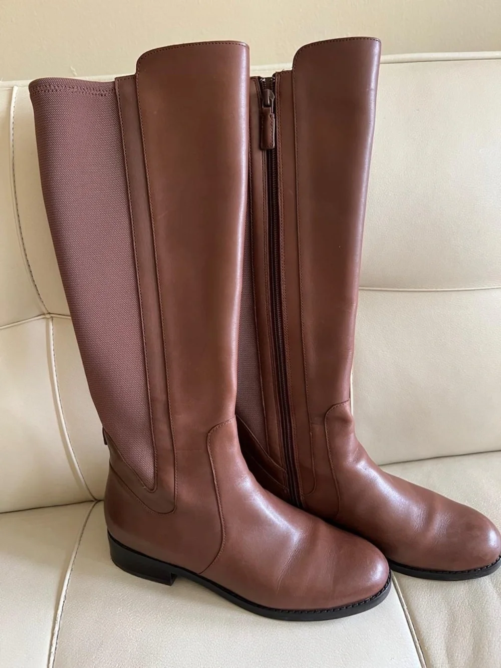 Cole Haan Brown Over-the-Knee Leather Boots